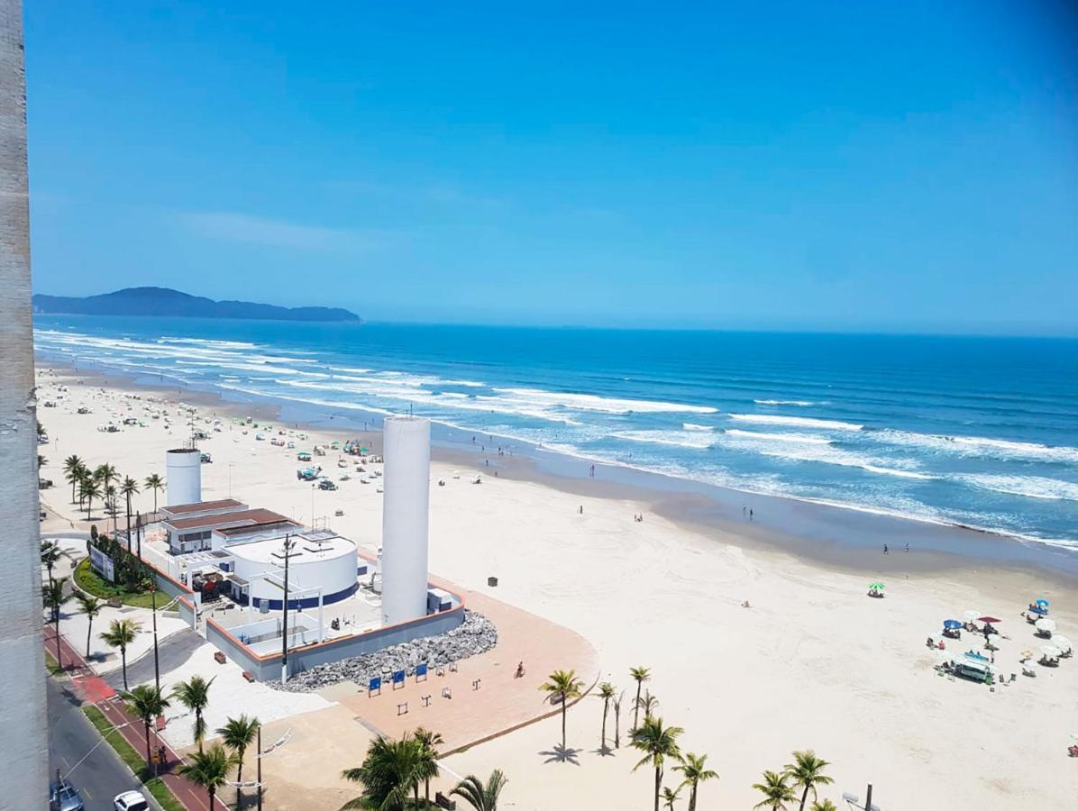 Apto C Vista Incrivel Para O Mar, Praia Grande Sp Exterior foto